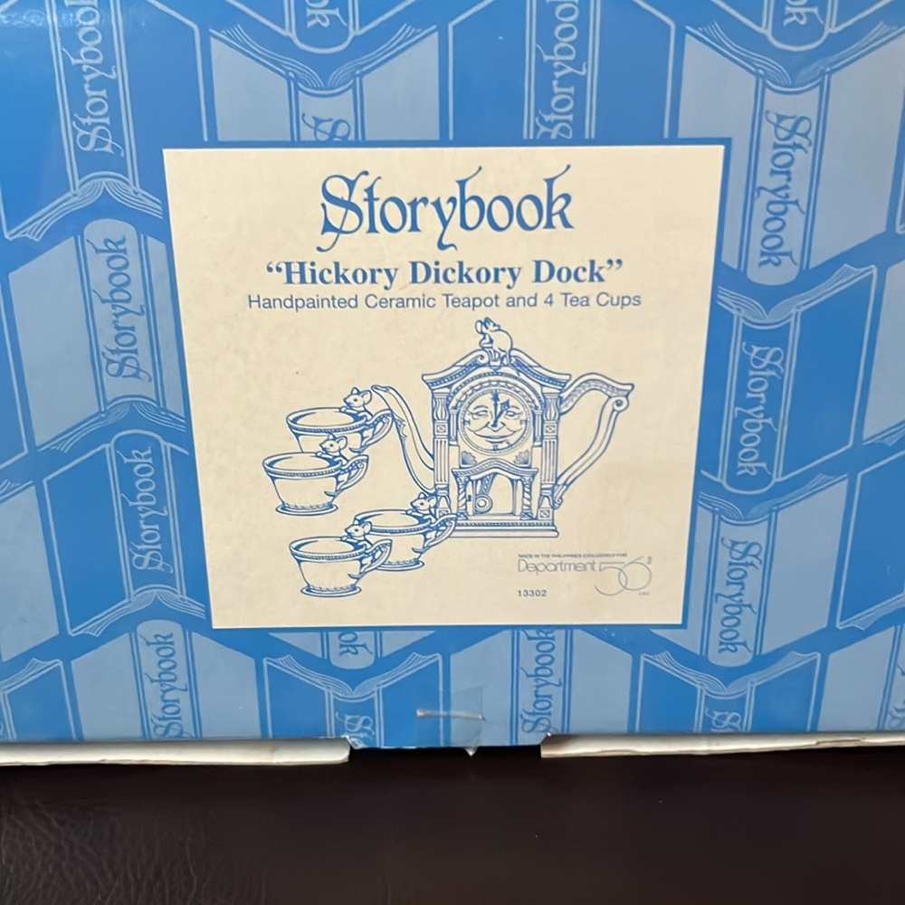 Department 56 hickory Dickies Dock tea set - Picture 8 of 14